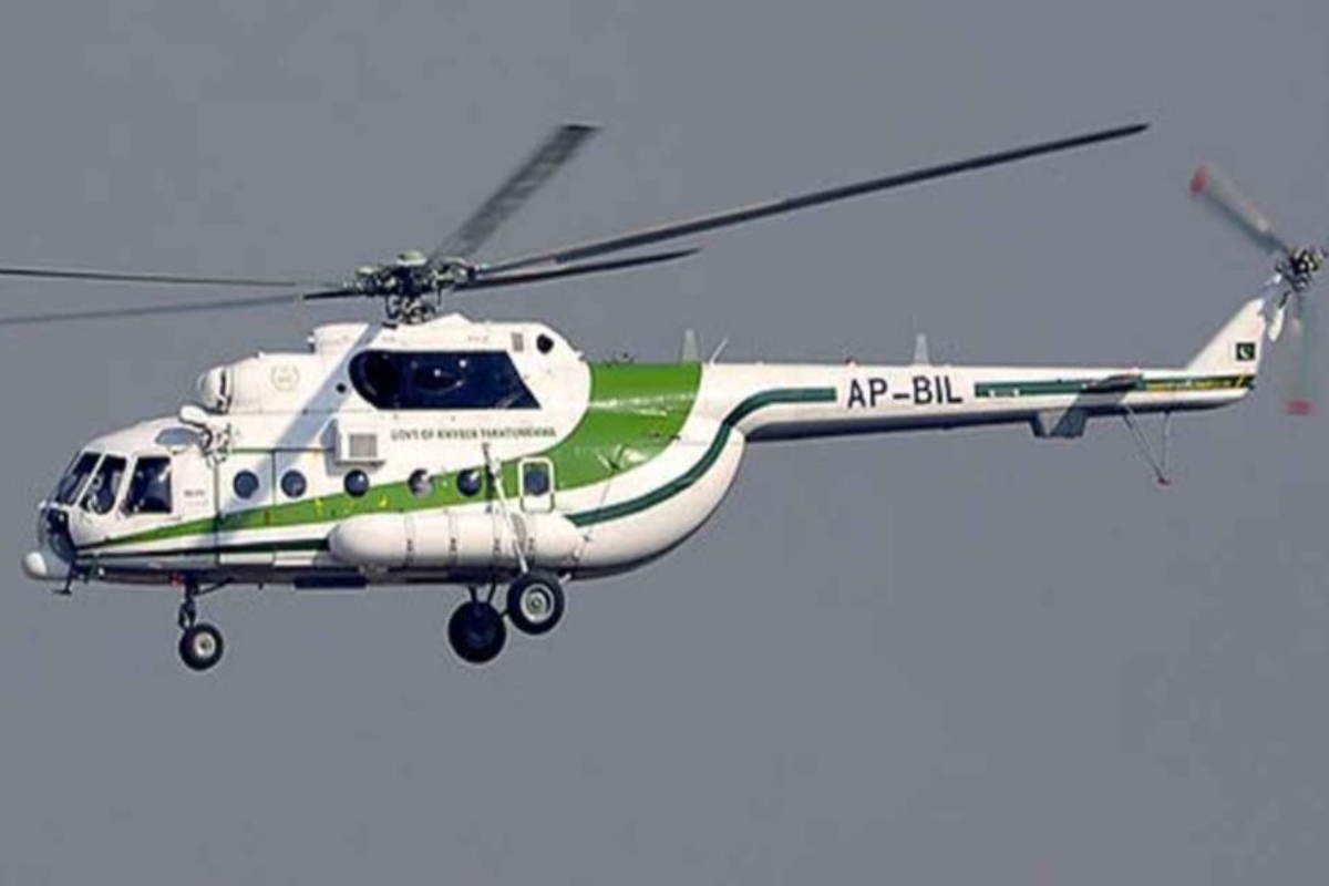 KPK governor helicopter