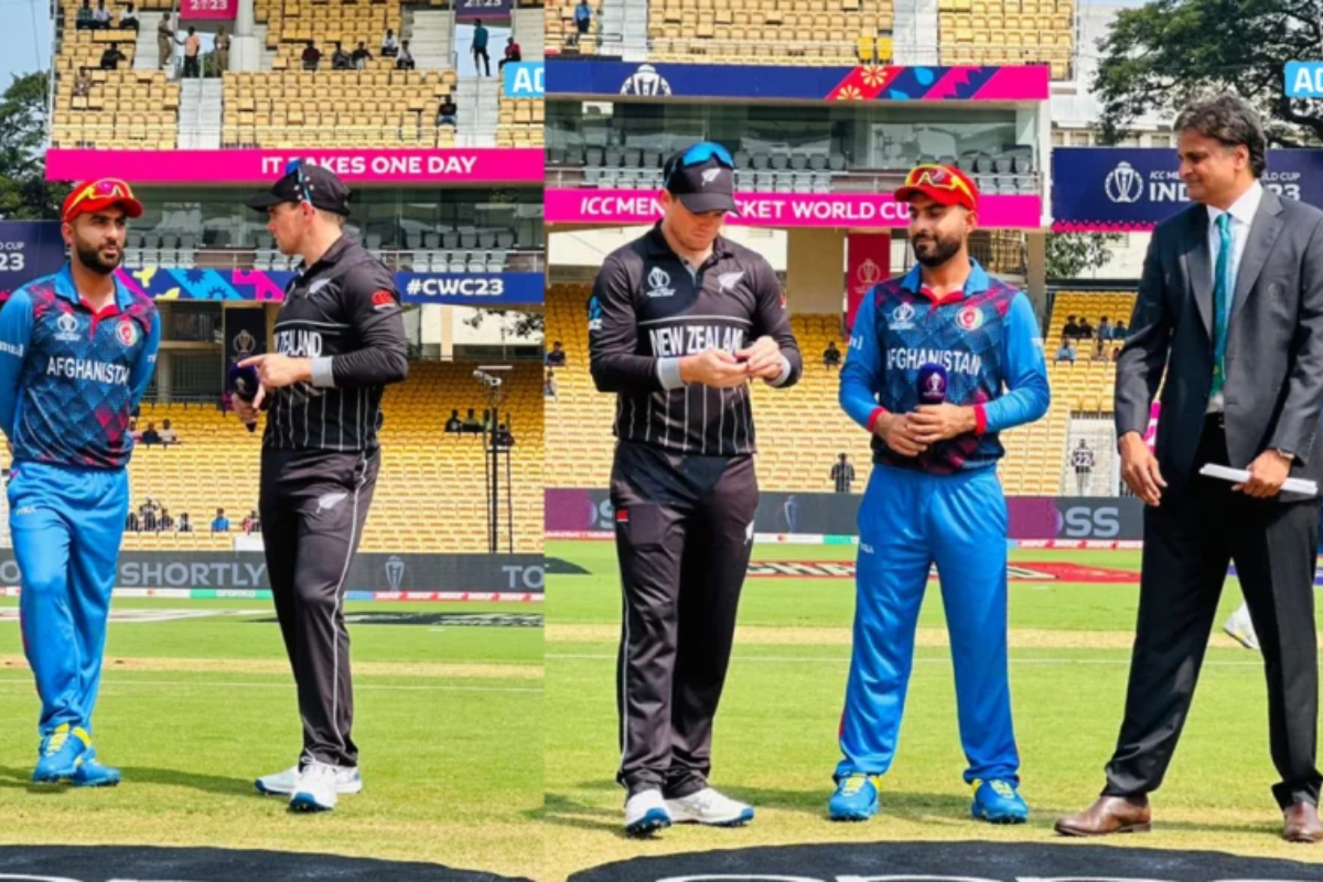 ICC World Cup 2023: Afghanistan won the toss and decided to field first against New Zealand