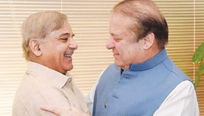 Shehbaz, Hamza & family members meet Nawaz at Jati Umra