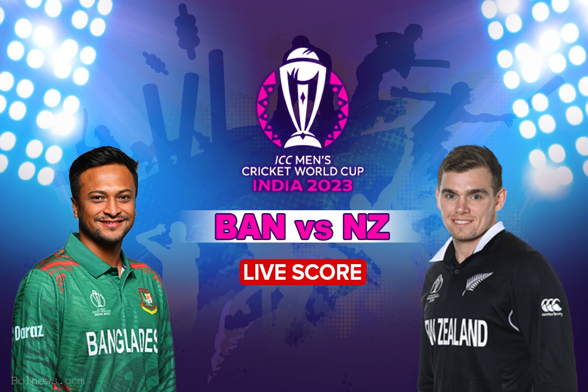 ICC World Cup 2023 Live Score: Bangladesh vs New Zealand Live score | Match 11