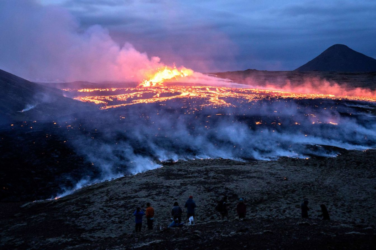 Fagradalsfjall Iceland volcano eruption