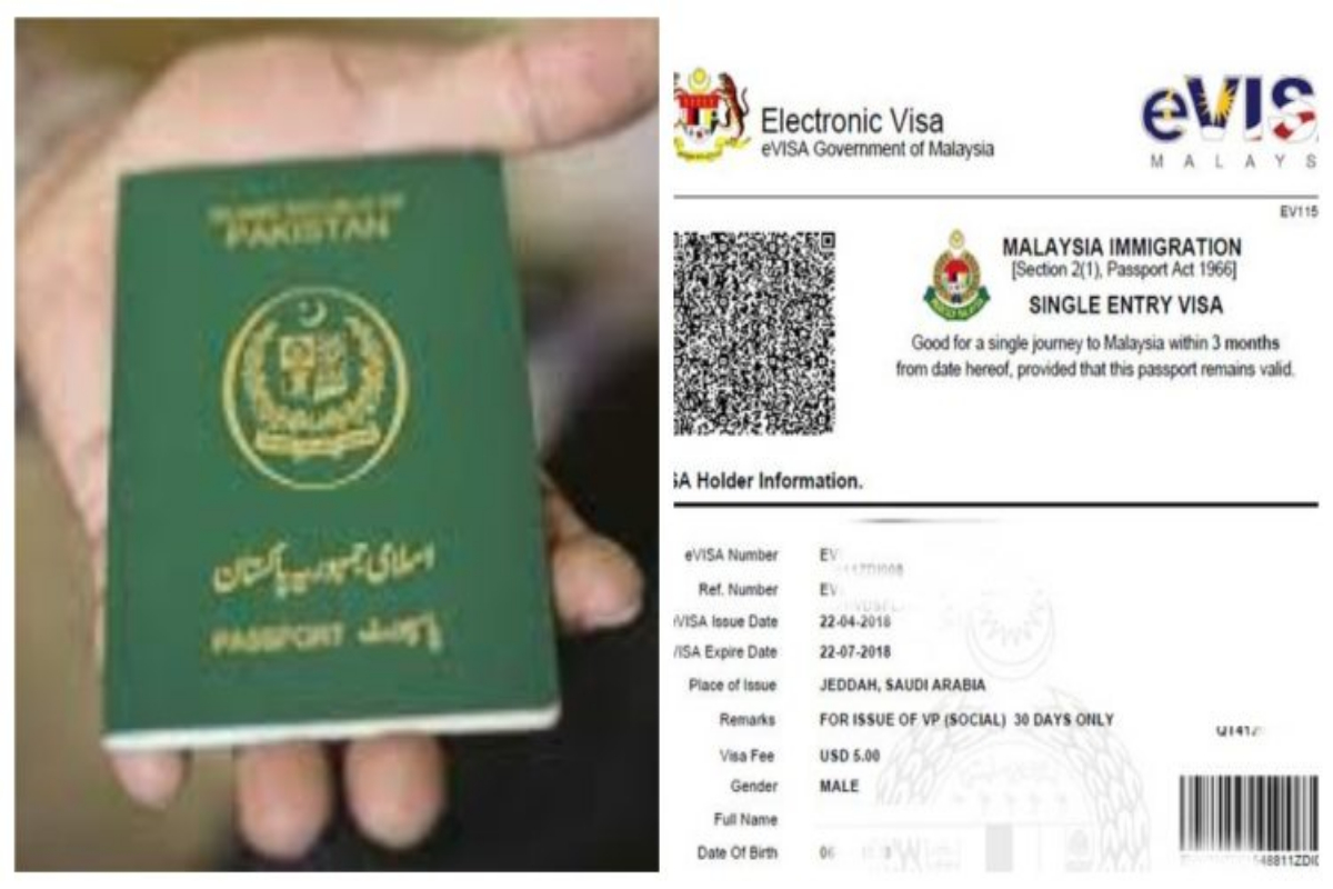 Malaysia visit visa fee in Pakistan – July 2024