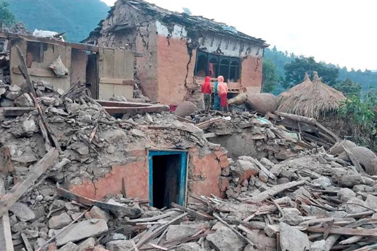 Intense tremor in Nepal