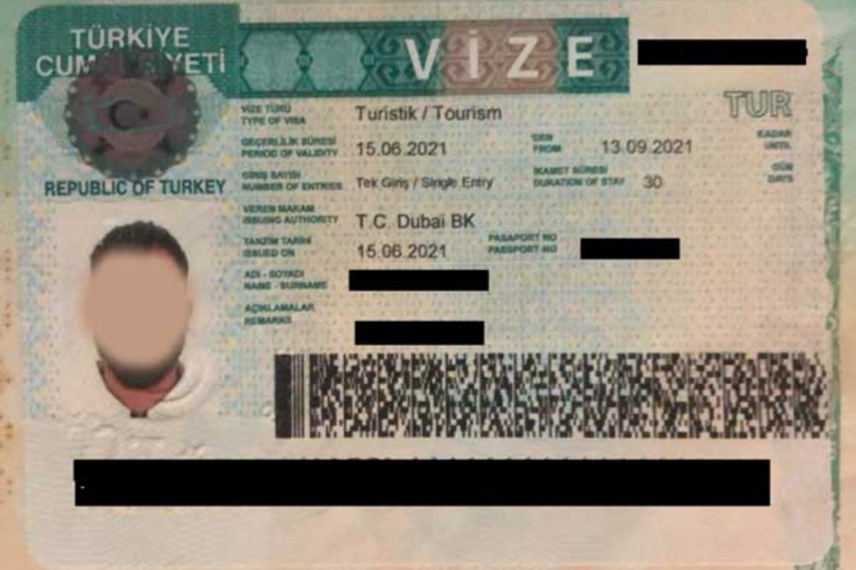 Turkiye visit visa fee for Pakistanis