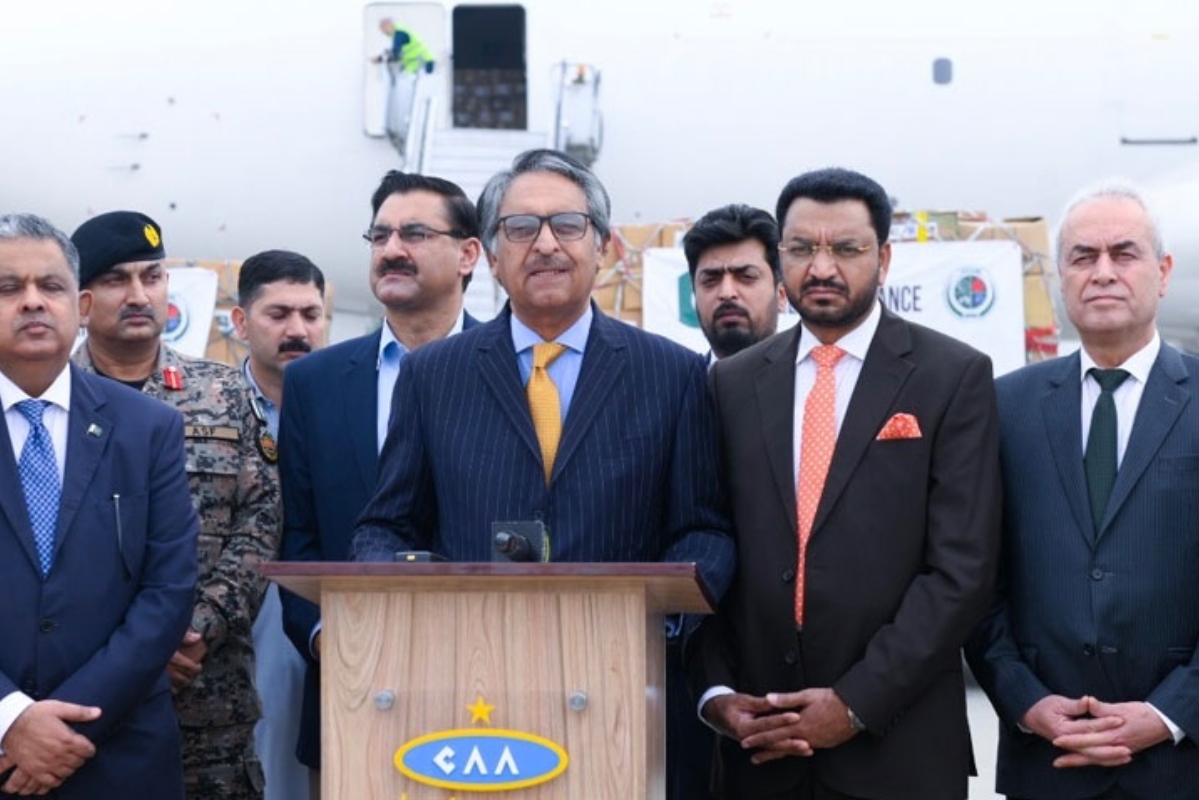 Second consignment of relief goods for people of Gaza dispatched from Islamabad