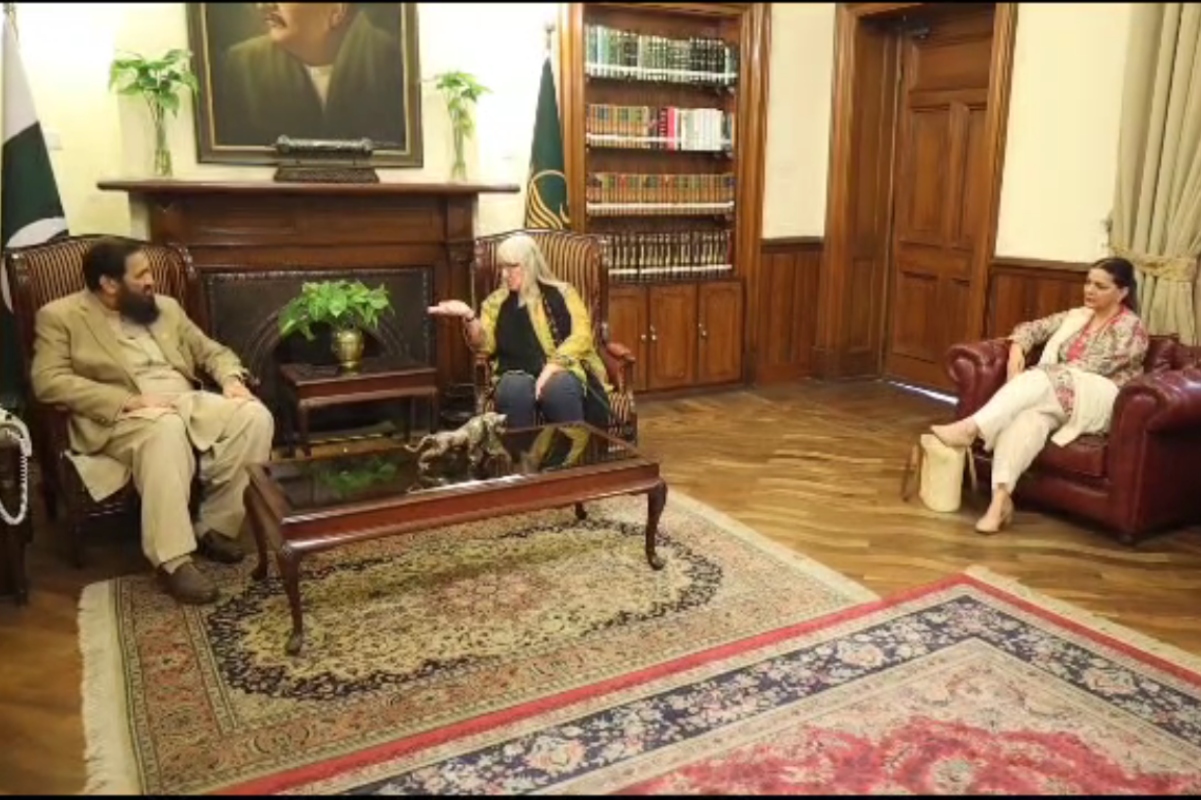 Punjab governor discusses Palestine situation with Norwegian Church Aid Country Head