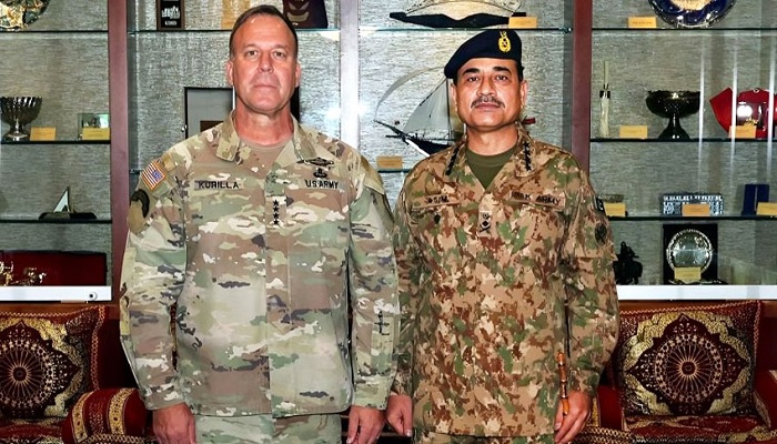 COAS Gen Asim, Commander CENTCOM discuss regional security