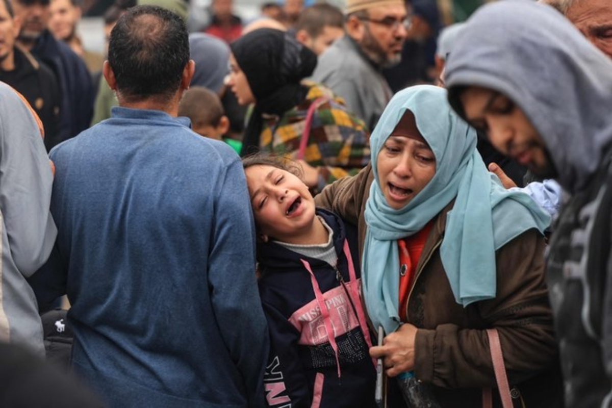 Gaza Strip: Urban density amidst devastating bombardmen