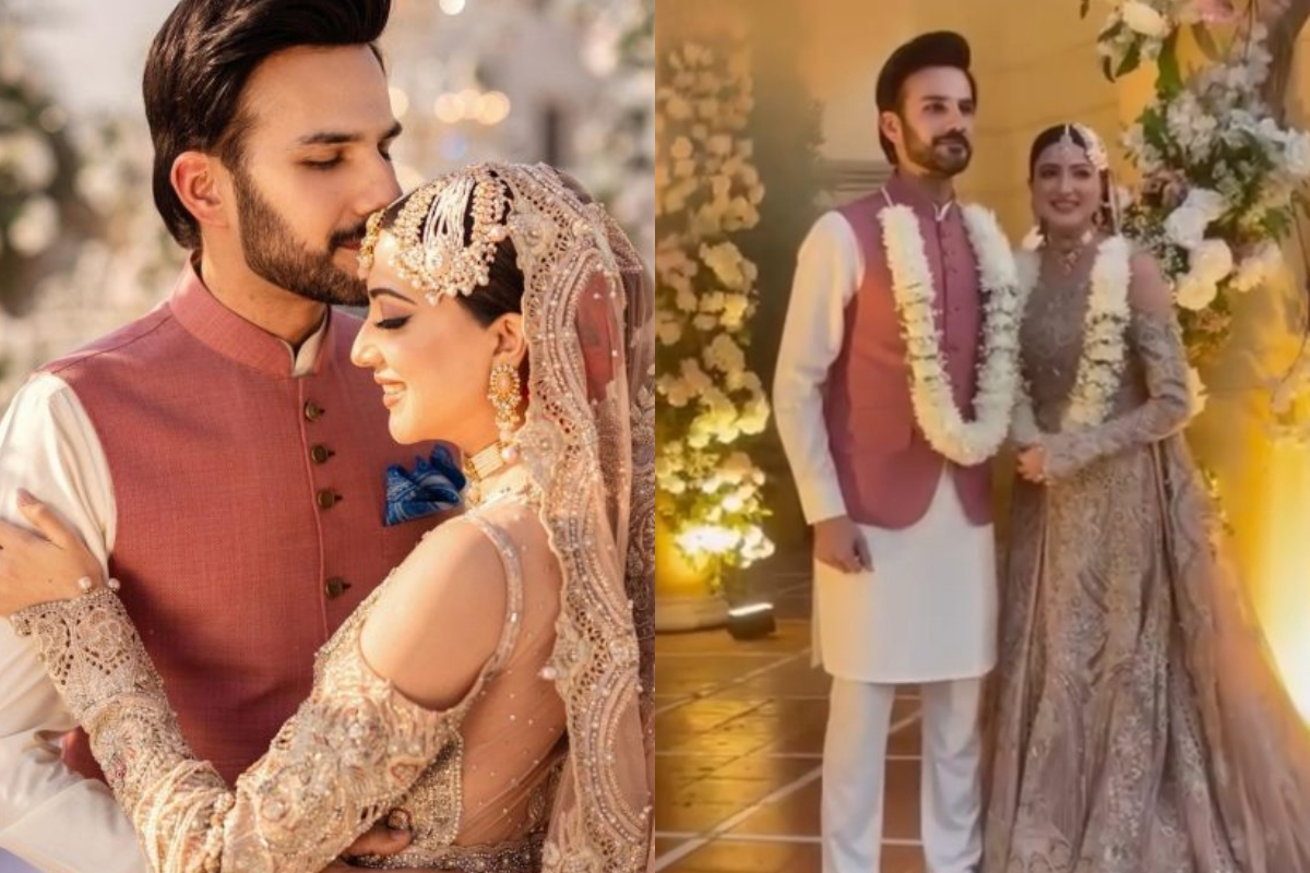 Aymen Saleem recently ties the knot with Kamran