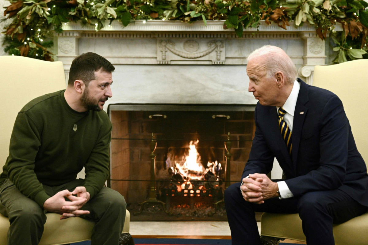 Zelensky visited US to secure the bit of $60bn military aid