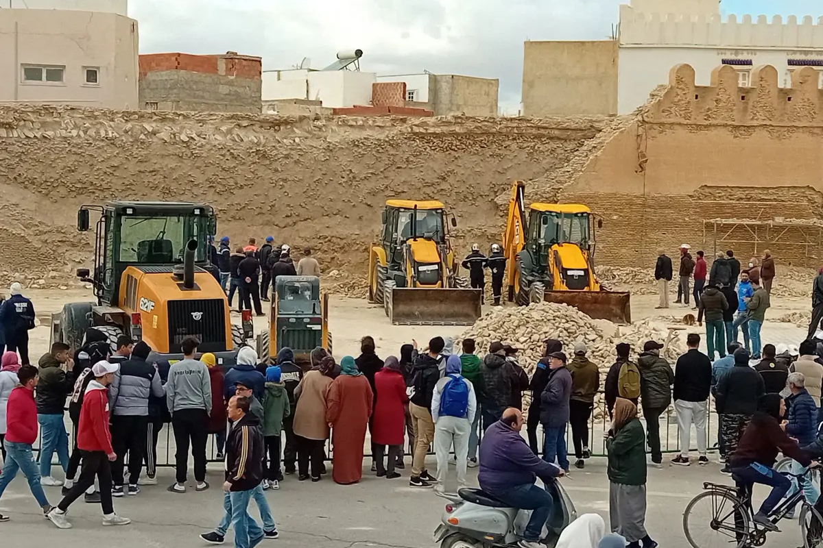 Kairouan walls collapse: three people dead