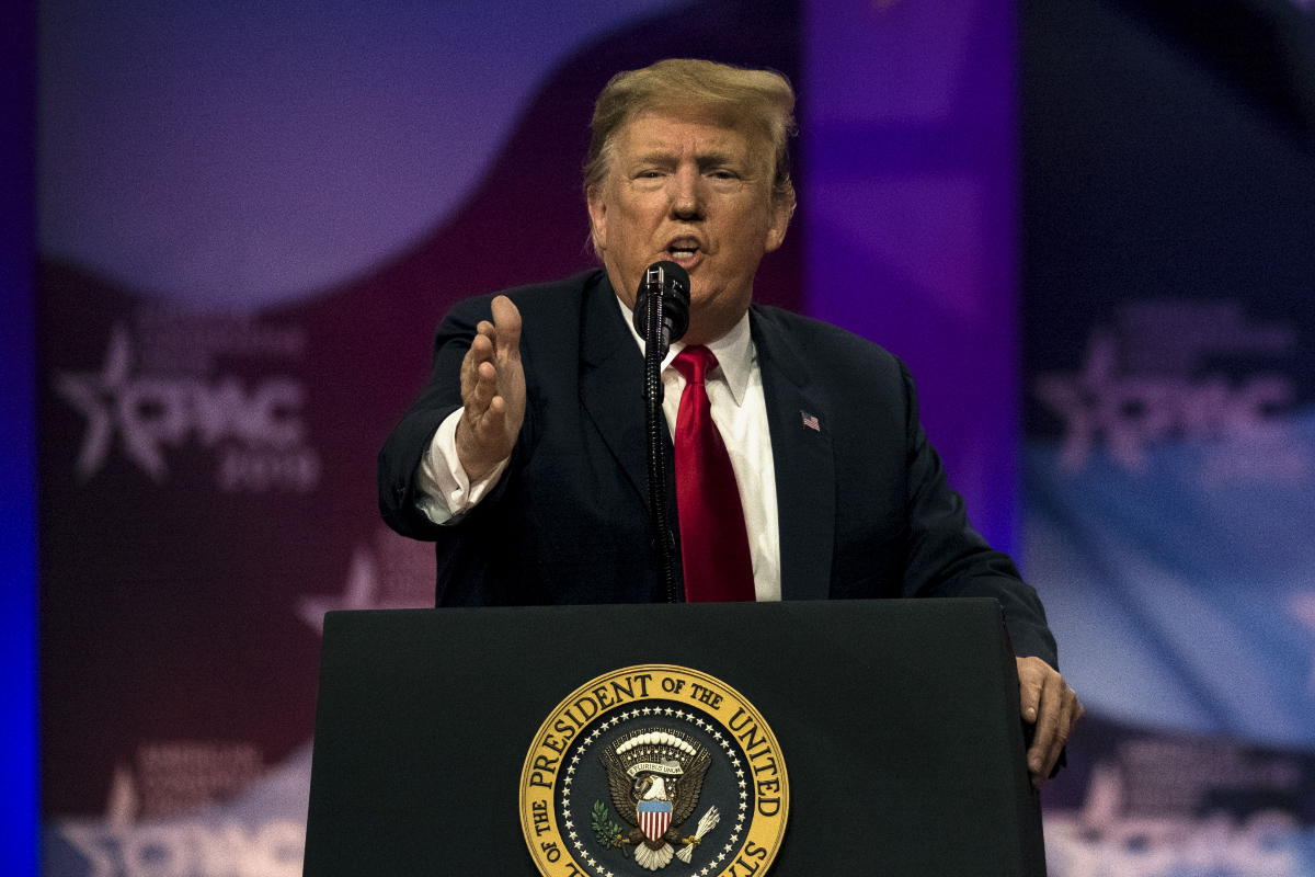 Donald Trump repeats the controversial statement 'Poisoning the Blood'