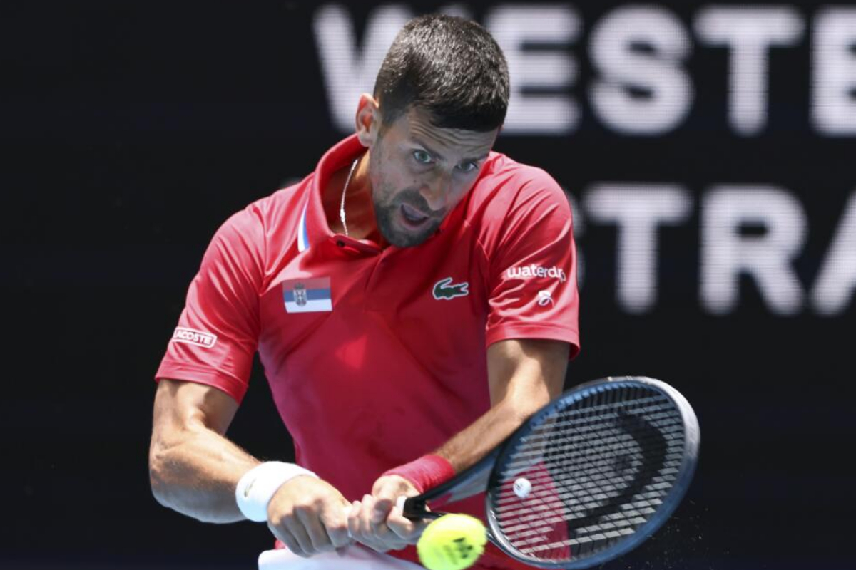Djokovic battles through wrist pain as Australian Open nears
