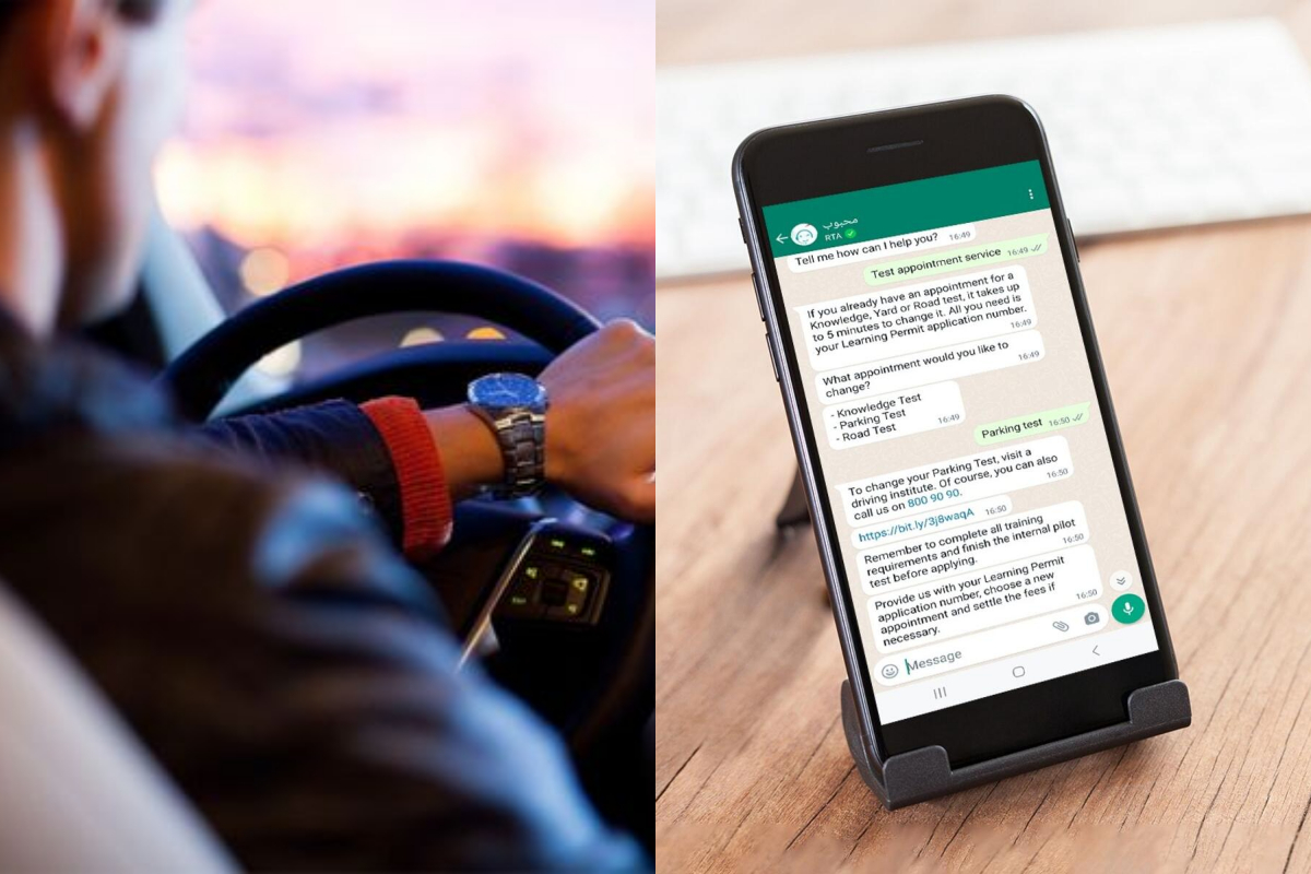 Dubai: Now people can book or reschedule their driving test appointments via WhatsApp