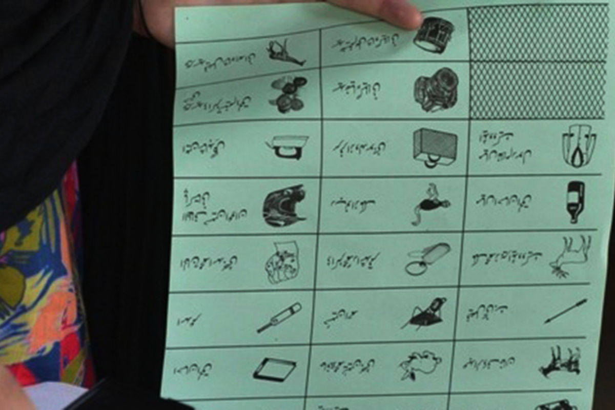 ballot papers