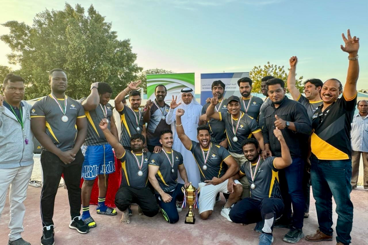 Dubai's laborers showcase sportsmanship in arm-wrestling competition