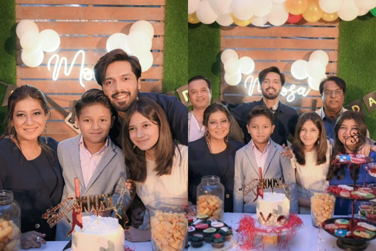 Fahad Mustafa celebrates his son's 8th birthday in a lavish party