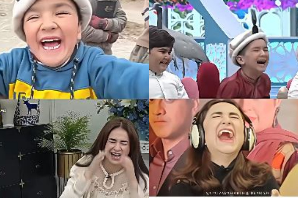 Fan made adorable video of Yumna Zaidi & Muhammad Shiraz's laughing moments