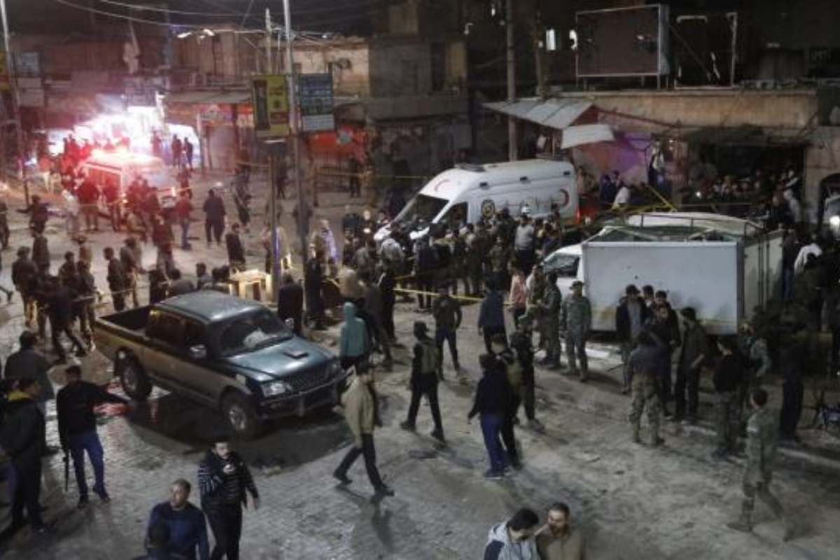 Seven lives lost in Azaz, Syria, market shattered by car bombing