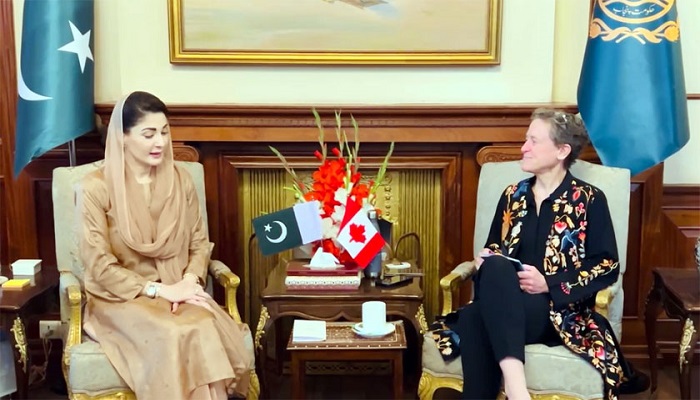 CM Maryam meets Canadian envoy, discusses economic relations