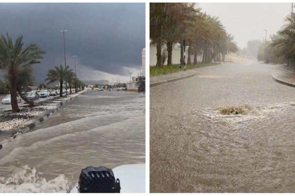 Heavy Rainfall Hits UAE, Big Storms Cause Problems