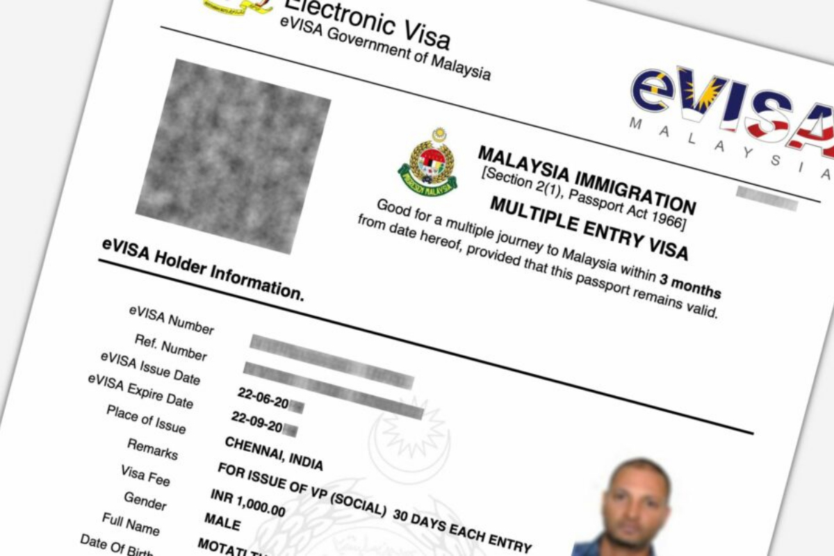 Updated Malaysia visit visa fee in Pakistan April 2024