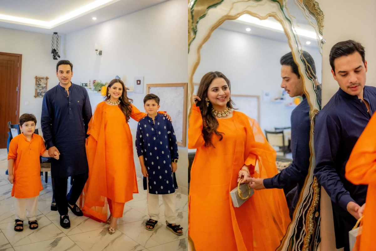 Eid Ul Fitr 2024: Fatima Effendi and Kanwar Arsalan share Eid day clicks with their kids