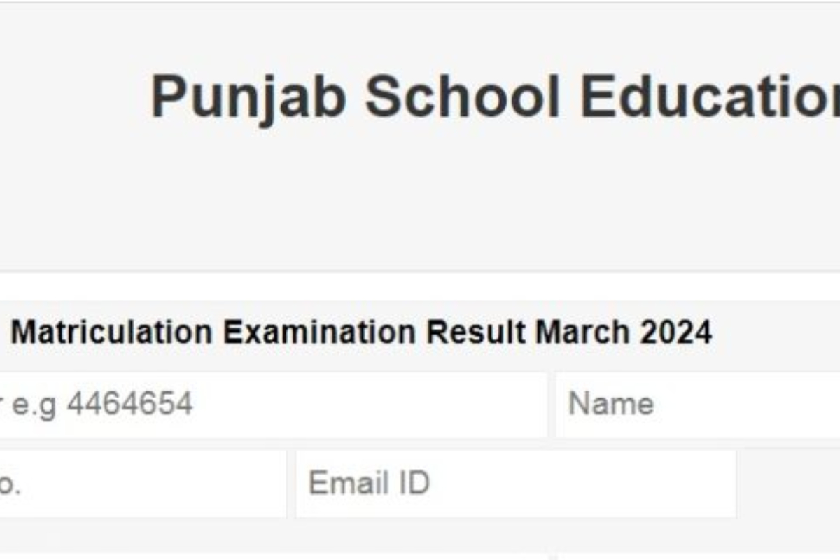 PSEB class 10th results 2024; how to check online
