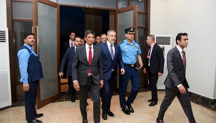 Turkish FM Hakan Fidan arrives Islamabad