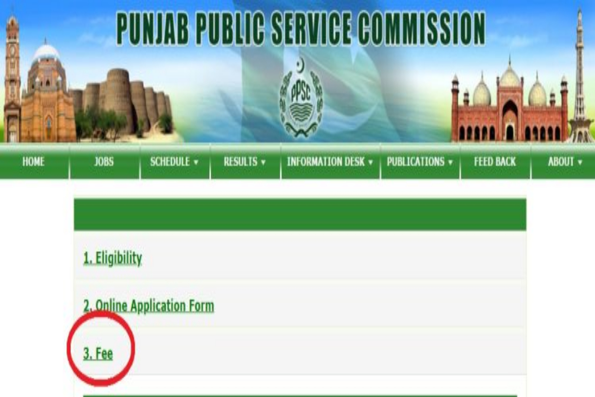 PPSC fee for job