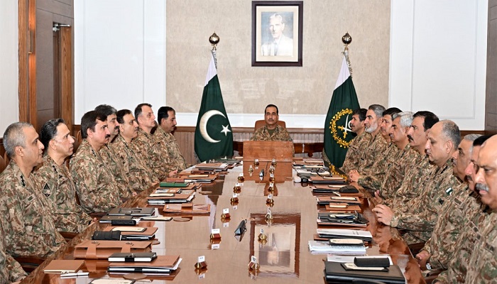 Corps Commanders discuss various aspects of Operation Azm-e-Istehkam