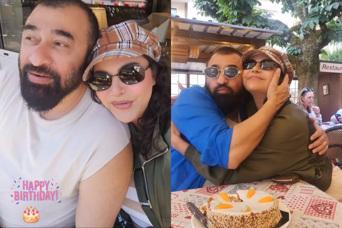 Nida Yasir celebrates her husband birthday on Europe mountains