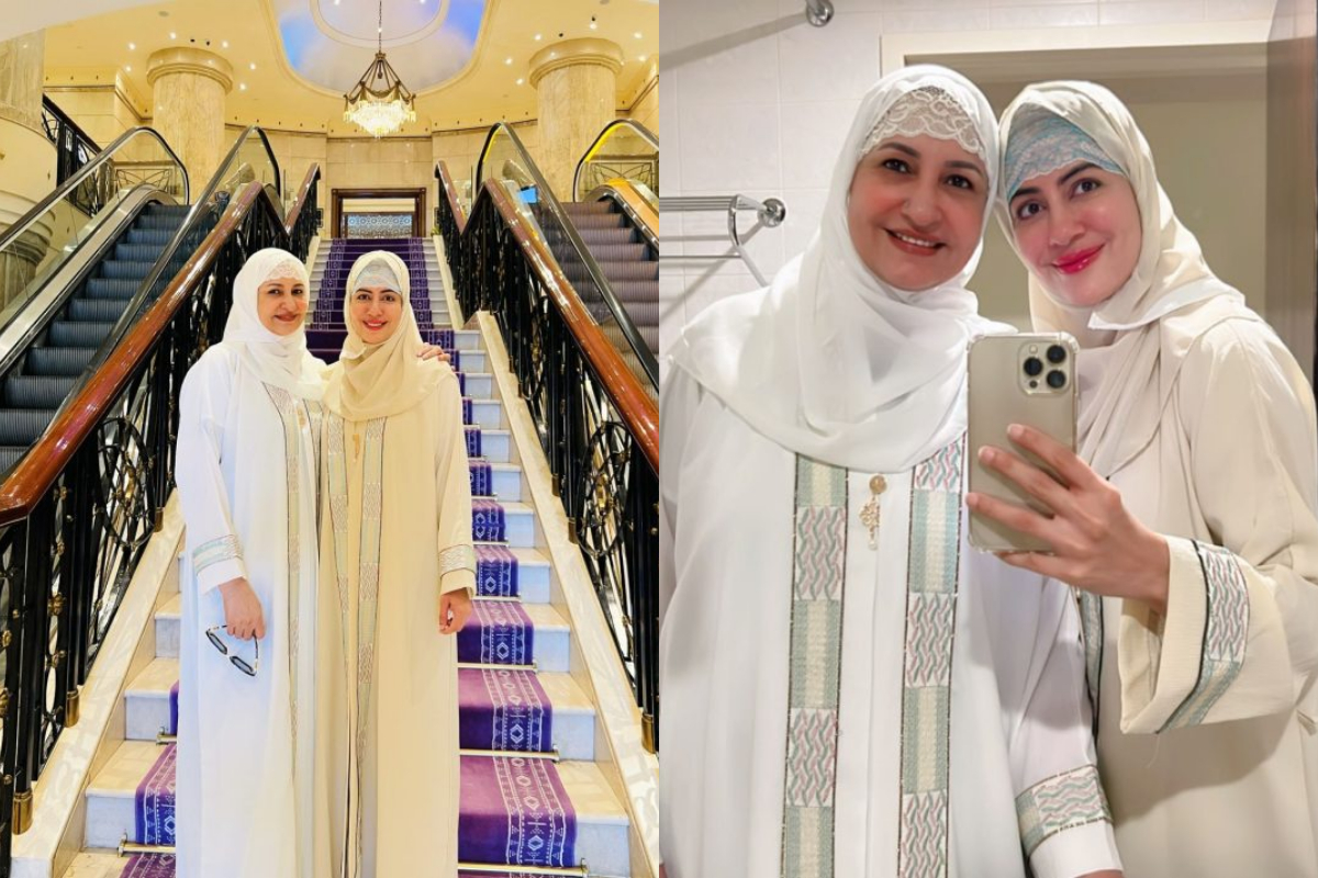 Mother-Daughter duo Saba and Sadia Faisal capture beautiful memories in Madina