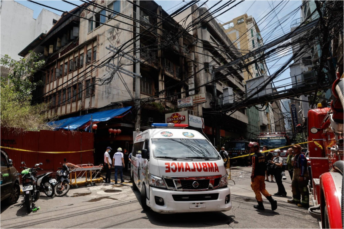 Manila’s Chinatown building caught fire, killed 11 people