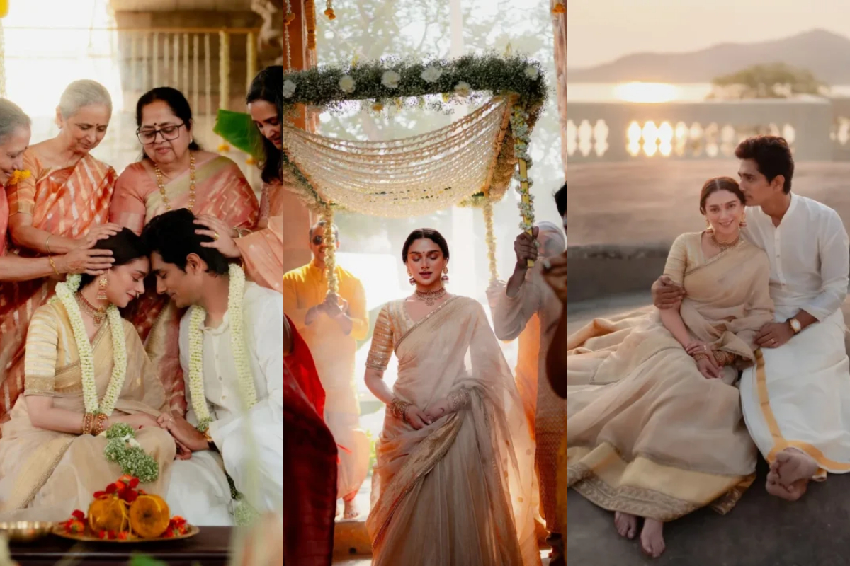 Heeramandi fame Aditi Rao weds in a private ceremony with actor Siddharth