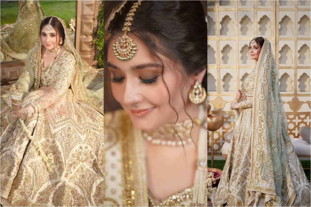 Watch: Durefishan Saleem glamorous bridal shoot video