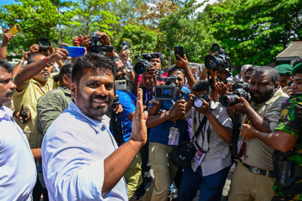 Anura Kumara Dissanayake takes president oath in Sri Lanka