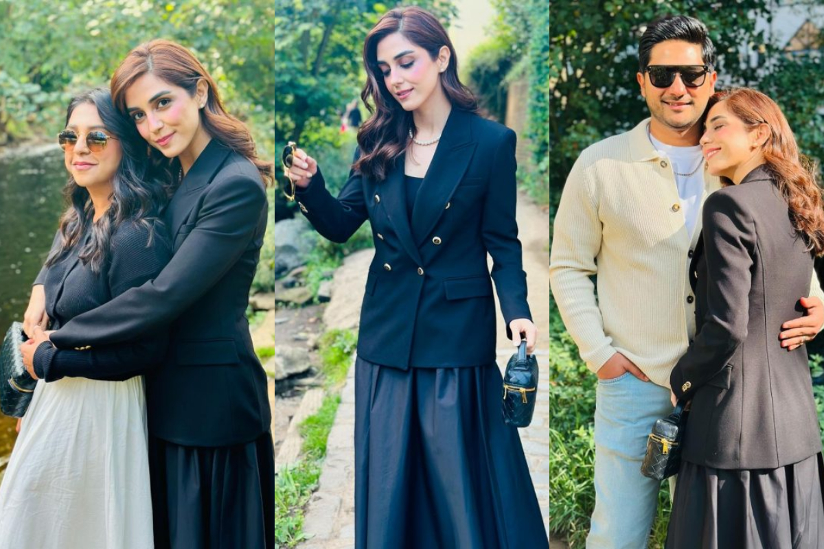 Maya Ali shared cherished family moments during her UK visit