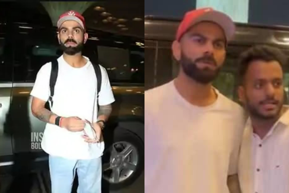 Virat Kohli's video protecting his kids from Paparazzi at airport goes viral