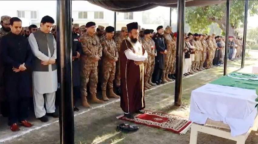 Namaz-e-Janaza offered for martyrs of Bannu operation