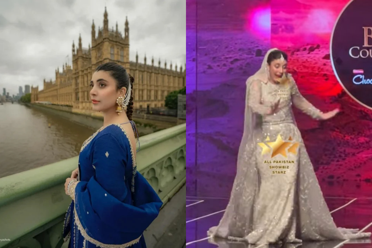Watch: Urwa Hocane stumbles in middle of ramp walk
