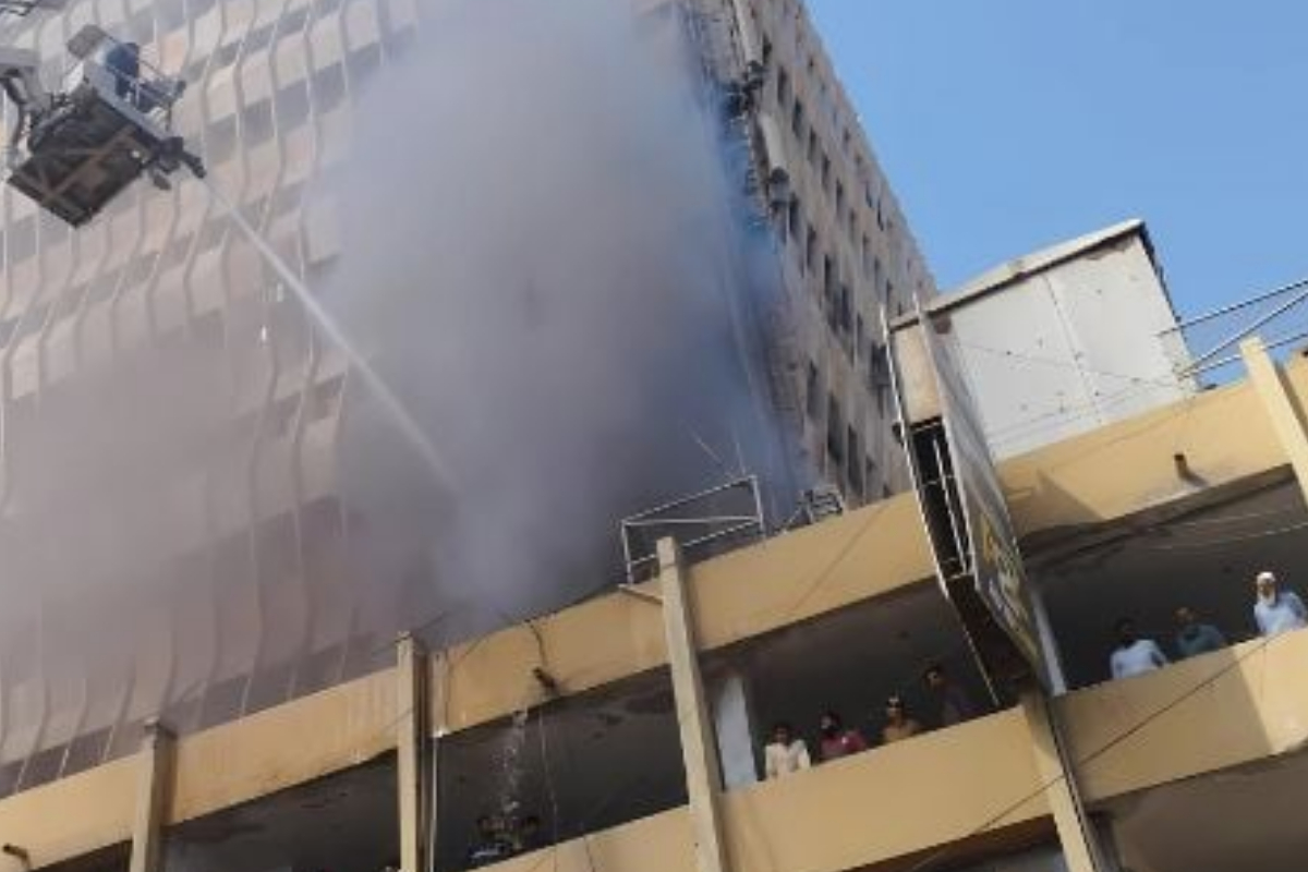 Fire at rimpa plaza