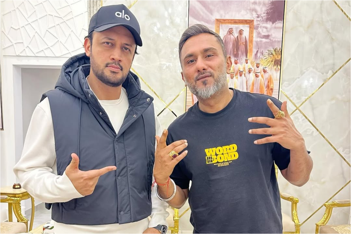 Yo Yo Honey Singh gives Atif Aslam honors with 'Borderless Brother,' in new picture