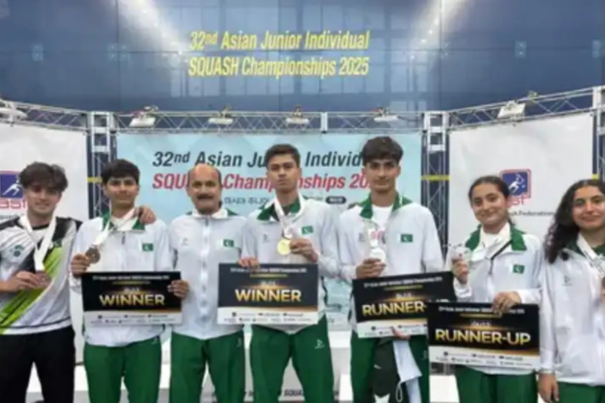 Pakistan 7 medals in Asian Jr Squash Championships