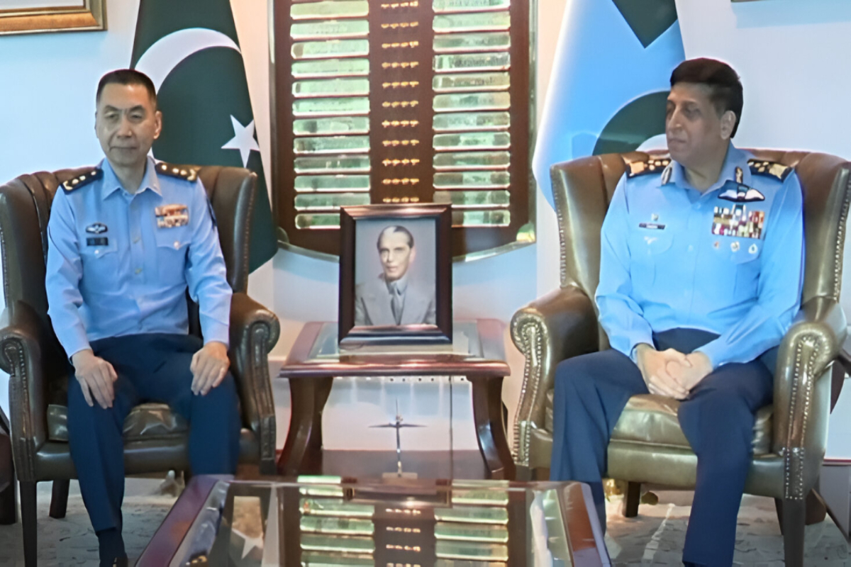 Chinese Air Force delegation meets PAF Chief Marshal Zaheer Sidhu