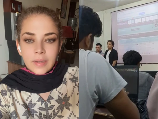 Mishi Khan questions professor on student treatment in class