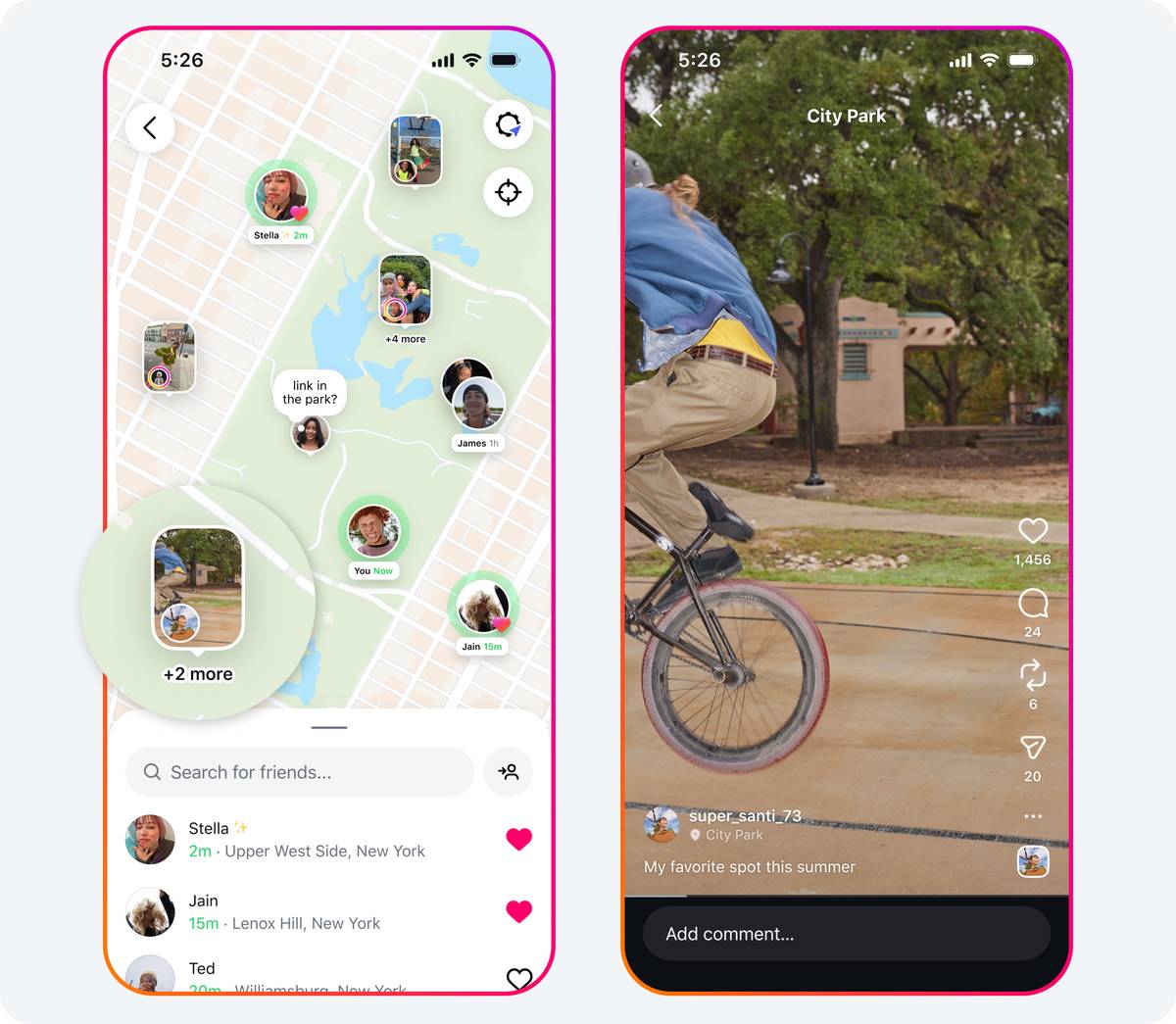 Instagram launches new features: repost button, map, and friends tab
