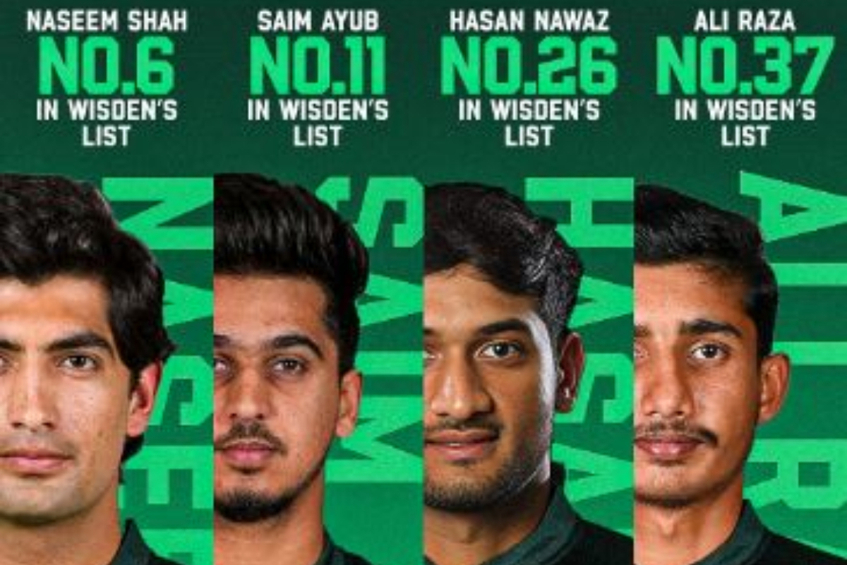Wisden recognizes Pakistan’s rising stars in U-23 global rankings