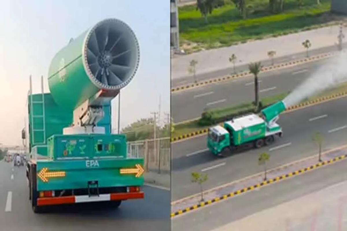 Lahore unveils AI-controlled vehicles to fight smog, pollution