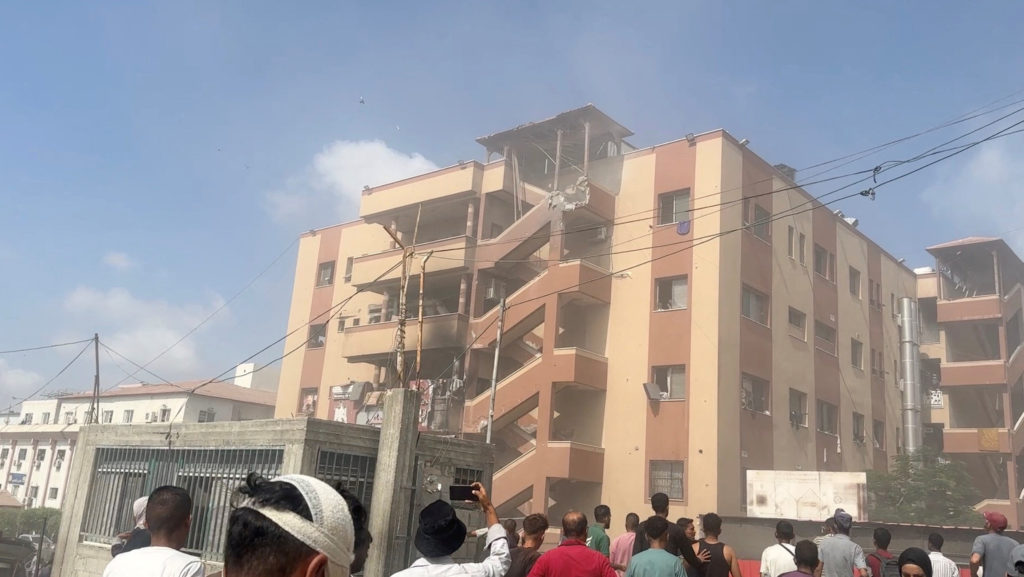 Hamas disputes Israeli account of deadly strike on Gaza’s Nasser hospital